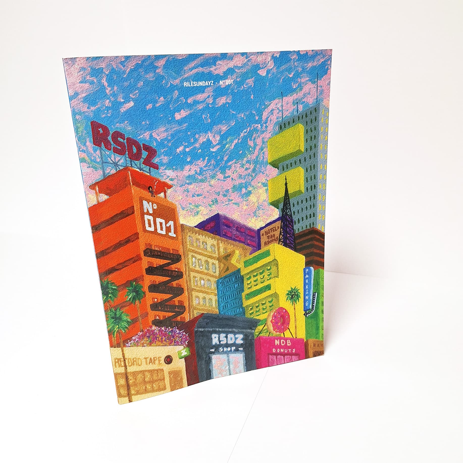 Magazine avec vernis