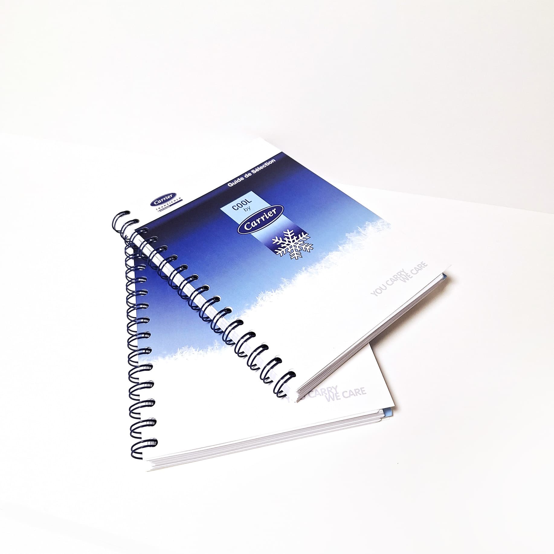 Carnet technique en reliure spirale