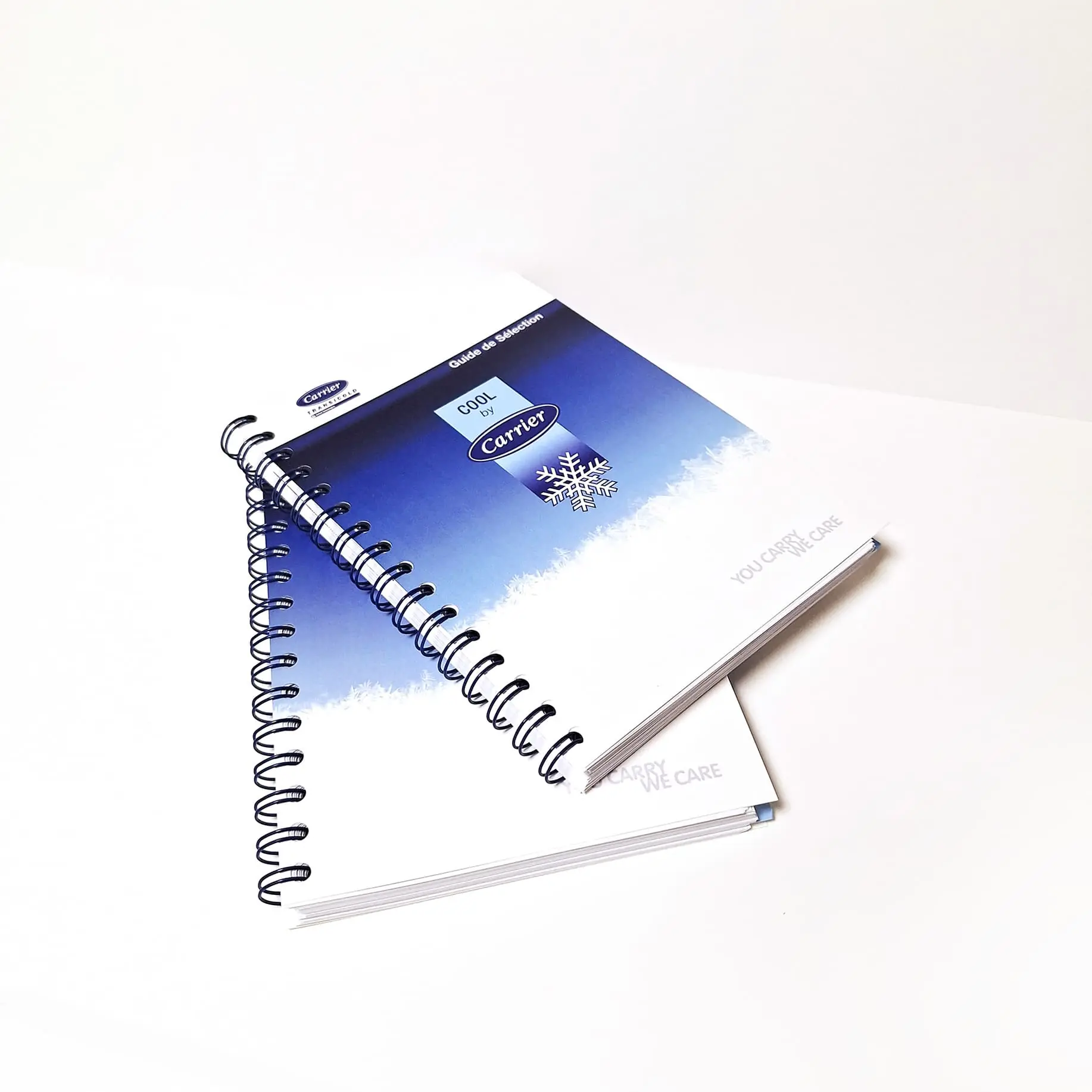 Carnet technique en reliure spirale