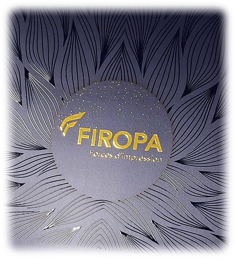 Dorrure sur un livret Firopa